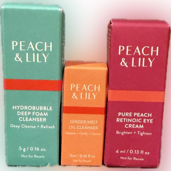 🧡💚PEACH & LILY 🧡💚14-Piece Skincare Bundle/Plus 3 Free Bonus P&L Items/NIB/NIP - Picture 6 of 9
